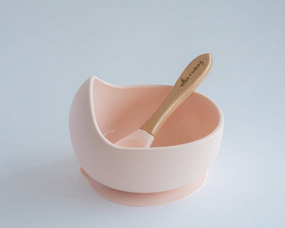 Silicone Bowl Set | Baby Pink.